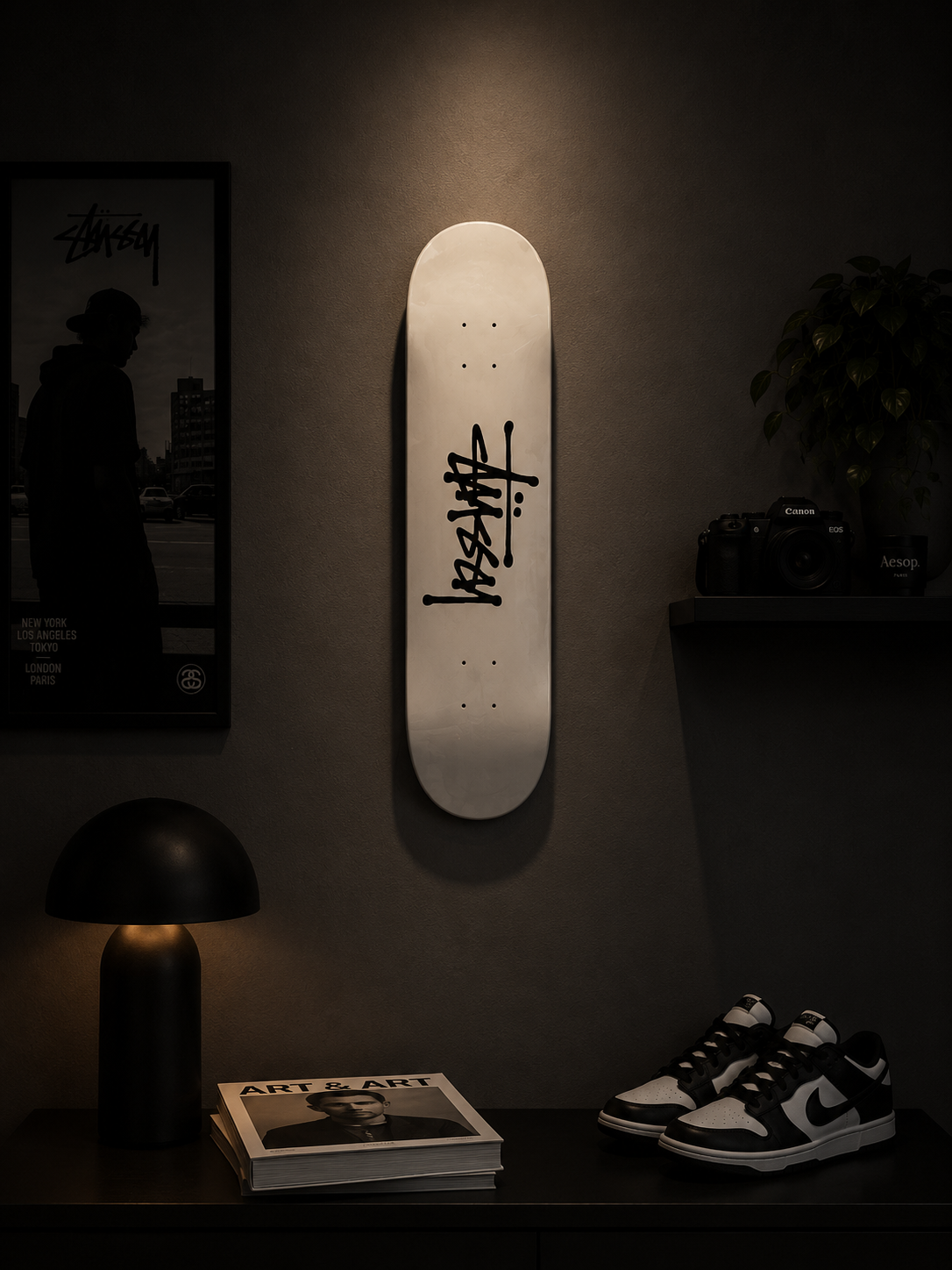 STUSSY WHITE DECK