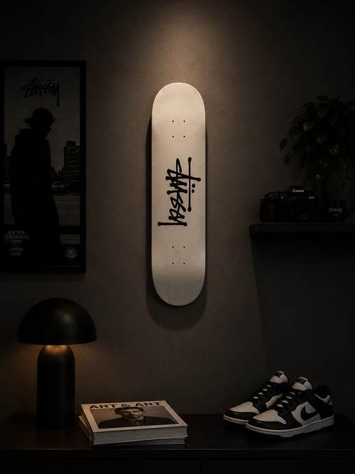 Stussy White Deck