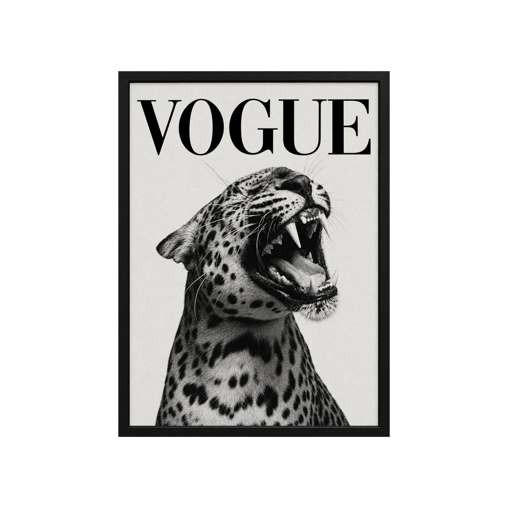 VOGUE LEOPARD POSTER